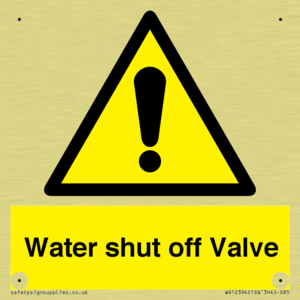 Water shut off Valve